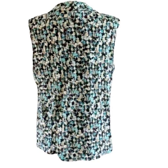 Jones of New York Geometric Print Sleeveless Top - Picture 2 of 6